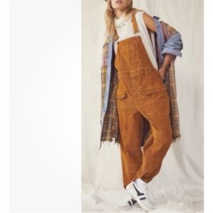 Free People We The Free Irish Corduroy Overalls